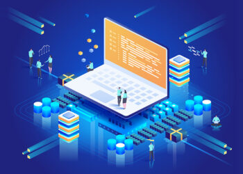 Software, web development, programming concept. people interacti