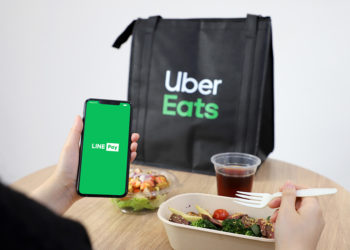 1200 2 用line pay大啖 uber eats 平台上美食，最高樂饗18點數回饋