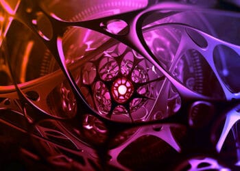 Ai concept. sci fi 3d illustration. digital brain, mind and inte