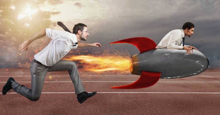 1200 businessman drives fast rocket win challenge