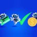 1200 cute robots with credit card dollar coin modern robotic cht9 roboto