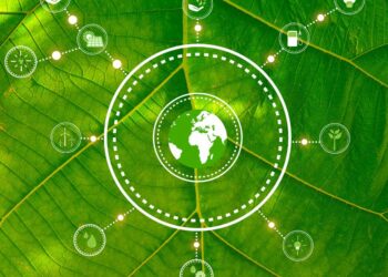 1200 esg icon concept environmental governance sustainable green background