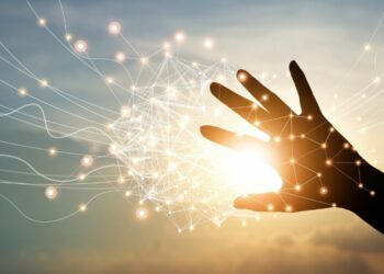 1200 hand touching global network connections innovative technology science communication