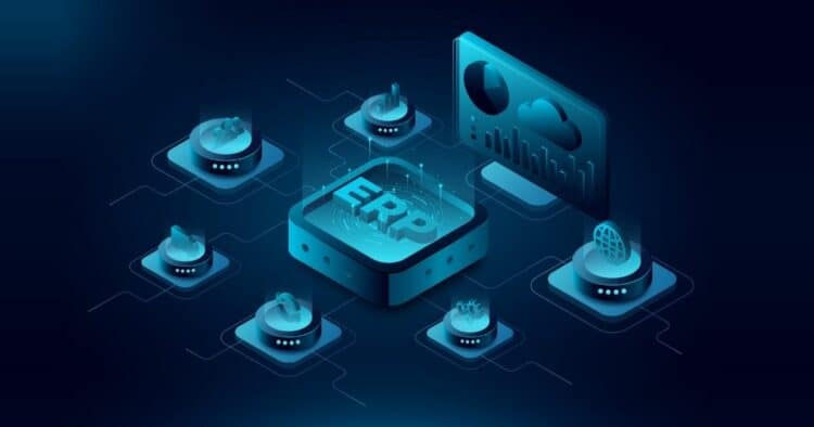 1200 isometric erp illustration
