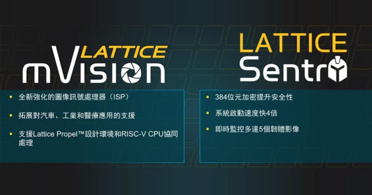 萊迪思(Lattice)針對視覺方案及系統安全方案提出更新版本