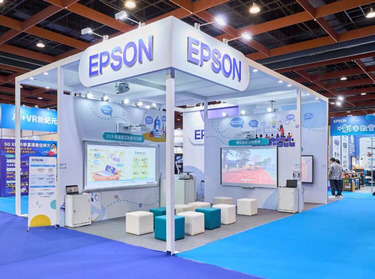 Epson於2024台灣教育科技展，展示先進的智慧教育視覺方案，包括互動投影、投影機管理與元宇宙學習。