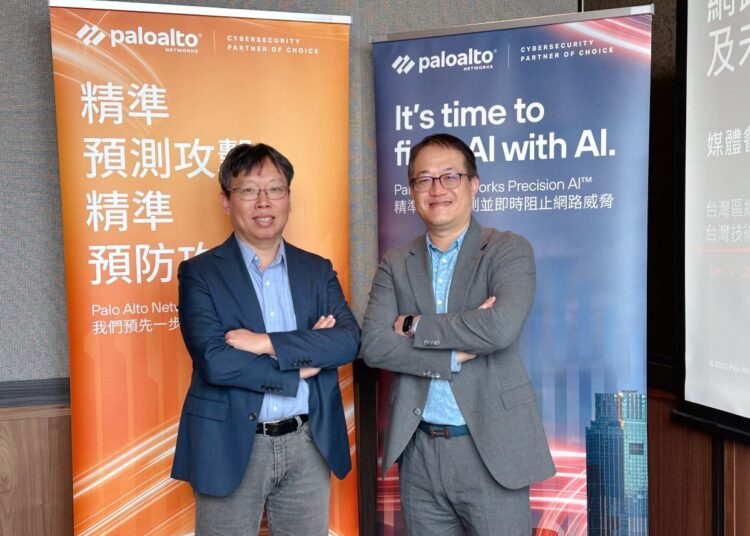 Palo Alto Networks 台灣區總經理 尤惠生 (圖右) Palo Alto Networks台灣技術總監 蕭松瀛 (圖左)