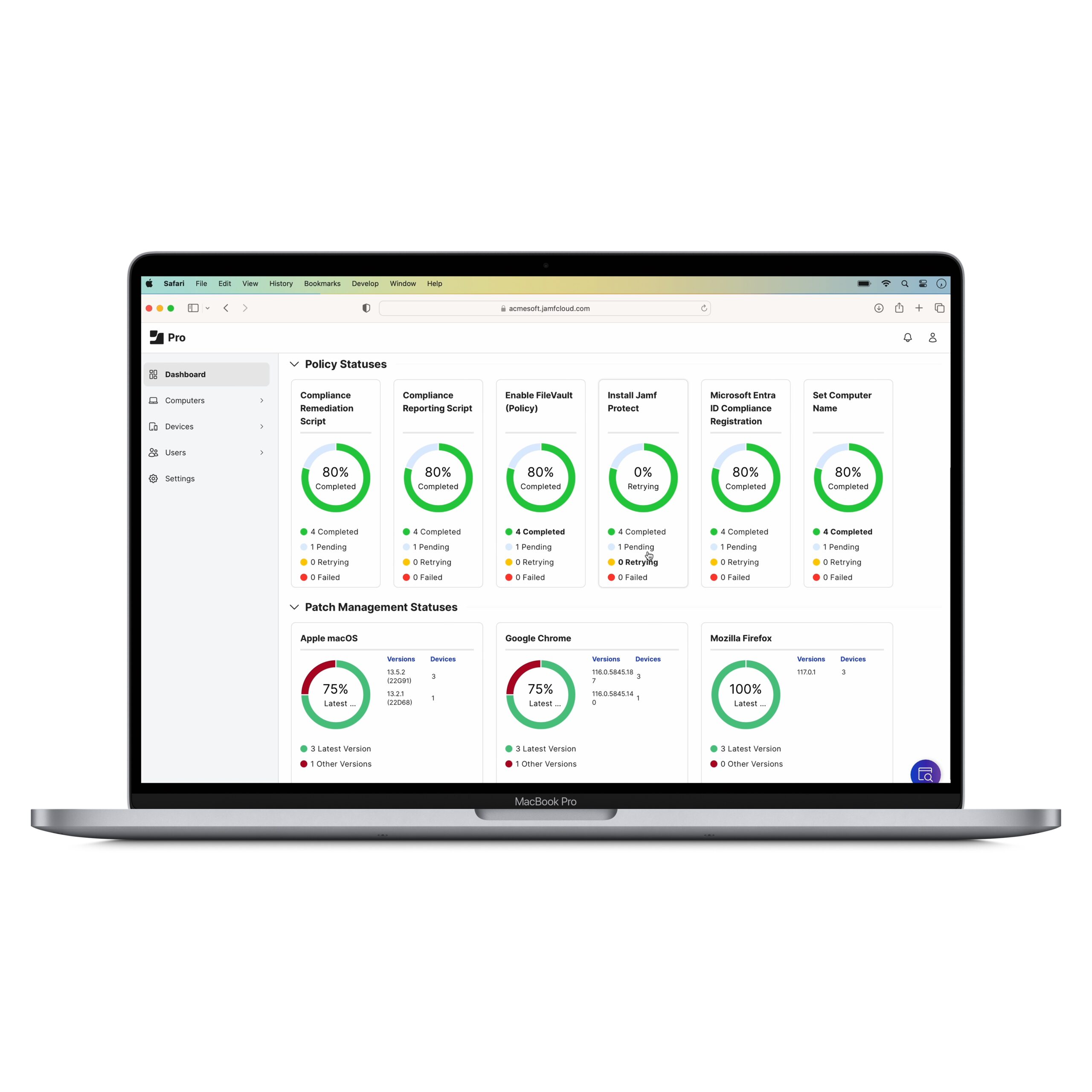 Jamf 的重點產品如 Jamf Pro 於 Azure Cloud 的 Azure Marketplace 上架