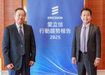 【新聞圖片1】台灣愛立信總經理周大企（圖右）與台灣愛立信技術長姚旦（圖左）共同參與愛立信行動趨勢報告媒體聚會