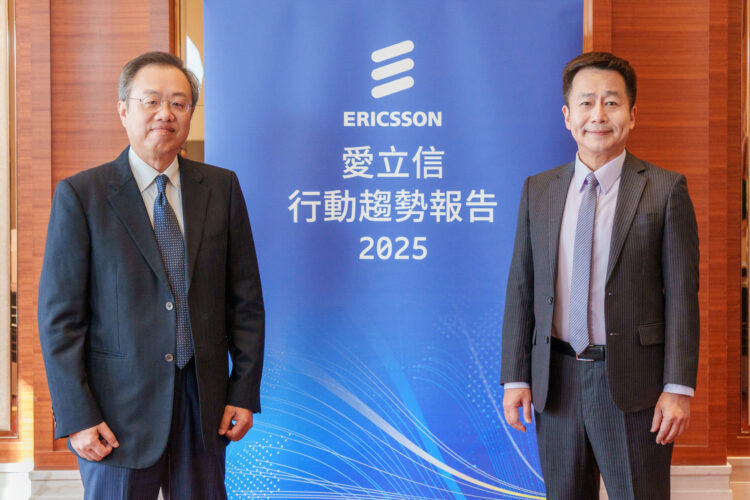 【新聞圖片1】台灣愛立信總經理周大企（圖右）與台灣愛立信技術長姚旦（圖左）共同參與愛立信行動趨勢報告媒體聚會
