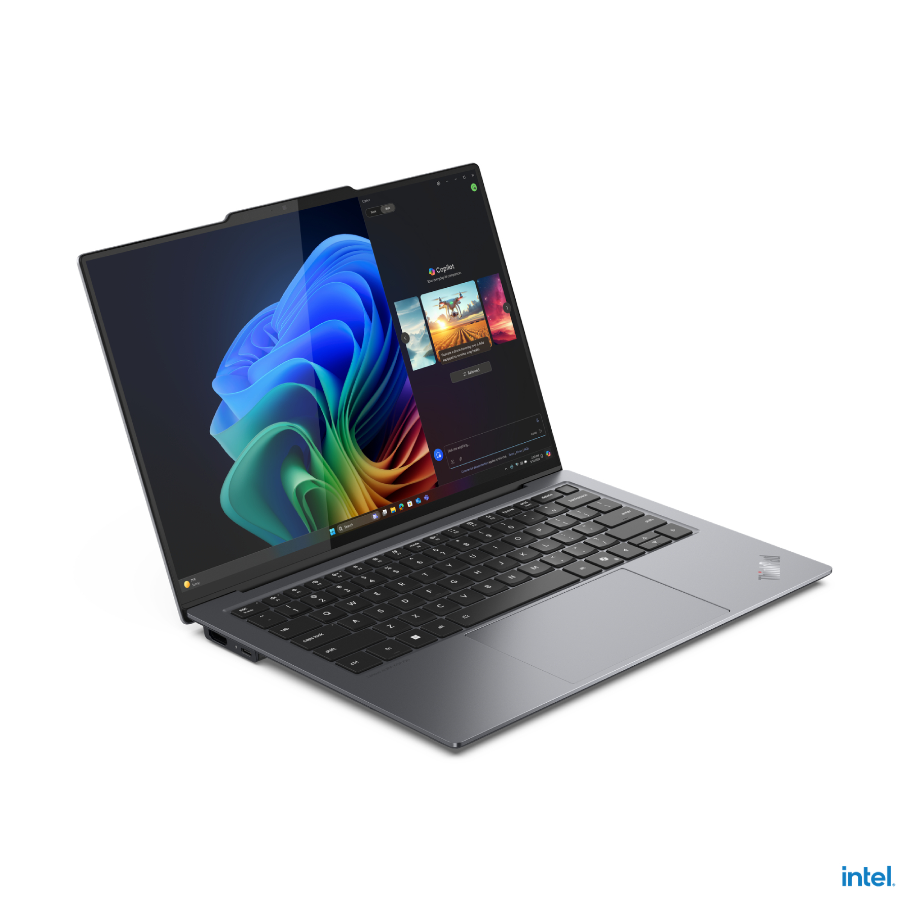 thinkpad X9 Aura Editions搭載intel Core Ultra處理器，內建lenovo Ai Now等先進ai工具，實現任務自動化與工作流程優