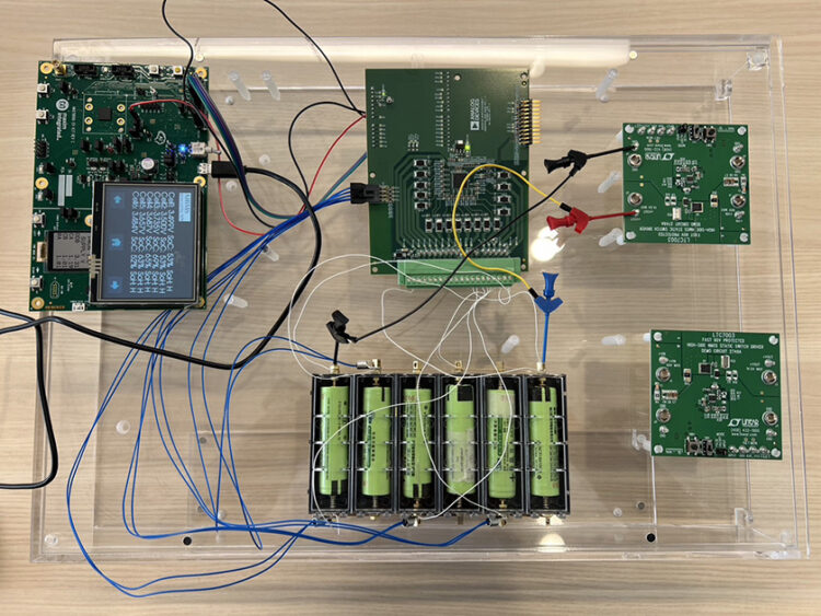 Adi展示ai Bms智慧電源管理系統參考設計。