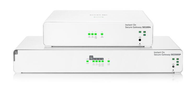 HPE Networking Instant On Secure Gateway推出SG1004與SG2505兩種型號
