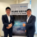 創未來科技與NTT DATA領導團隊 (左/ 創未來科技董事長兼執行長王毓駒;右/NTT DATA台灣總經理謝禎國)