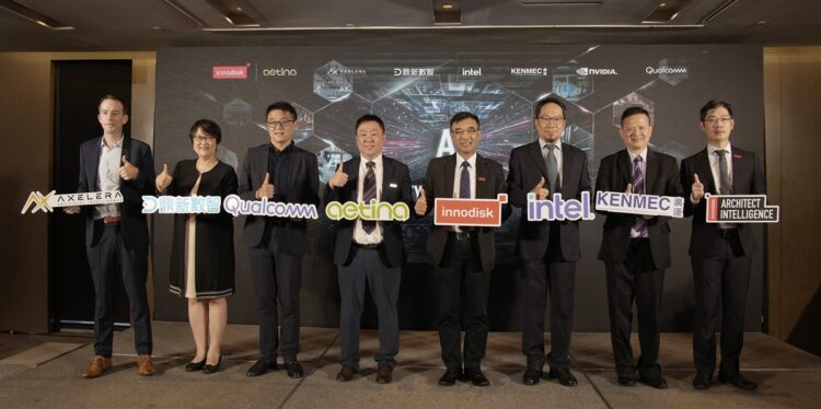 圖二 宜鼎集團攜手生態系夥伴揭曉全新 edge ai 策略與品牌定位 with logo