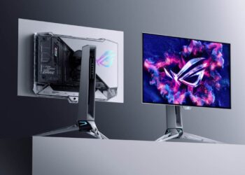 全新ROG Swift OLED PG27AQWP-W，具備原生540Hz更新率和0.02ms反應時間，為全球最快速的OLED電競螢幕。