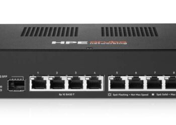 HPE Aruba Networking CX 6000交換器系列的全新8埠機型能提供更高的PoE容量，可支援無線基地台、攝影機及感測器等現代化零售裝置。