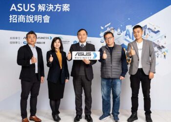 華碩推動商用共好生態圈，轉型為以「解決方案、服務導向、平台型」為主的B2B Marketplace，為企業用戶量身打造專屬軟硬體整合方案。