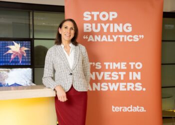 ◤ Teradata 資深副總裁 Jennifer Wray。
