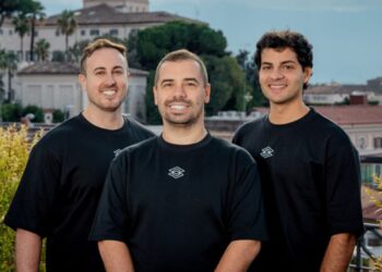 Exein 創辦團隊。（由左至右）財務長 Gerardo Gagliardo、執行長 Gianni Cuozzo、技術長 Giovanni Alberto Falcione。