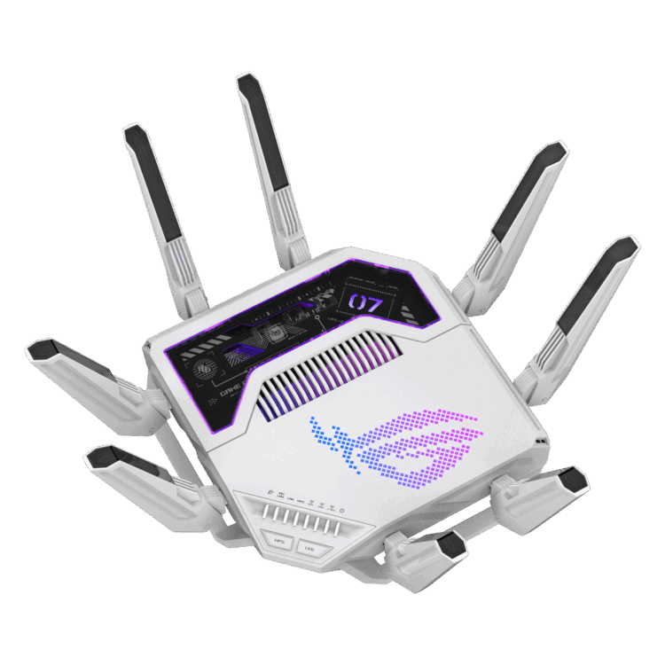 華碩旗下電競品牌ROG玩家共和國在台推出全球首款AI電競路由器—Rapture GT-BE19000AI。