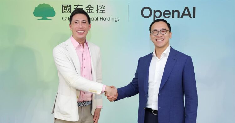 金融業唯一 國泰金控宣布與 OpenAI 啟動策略合作