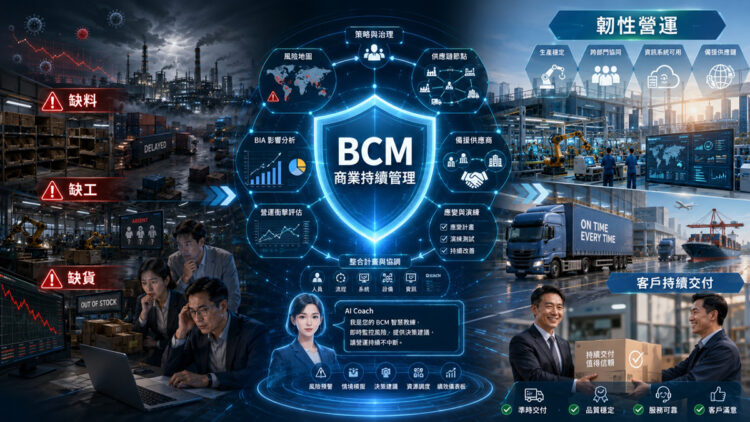 從缺料、缺工到缺貨:企業為什麼需要 BCM 商業持續管理?