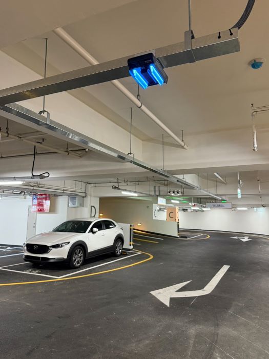 華碩智行「四合一熱顯像車在席裝置」自9月30日起於新北市三重玫瑰立體停車場正式營運部署