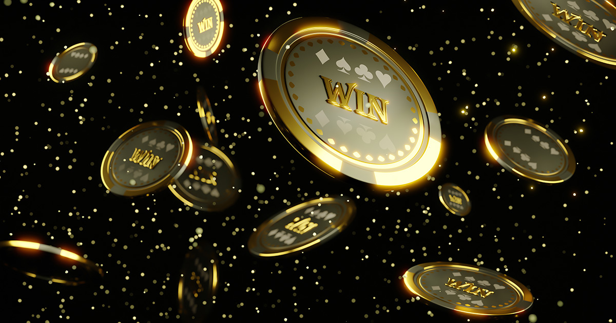 3d rendering. 3D illustration. luxury casino chip gold and diamo