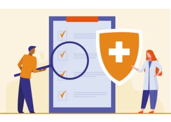 Patient studying medical checkup list