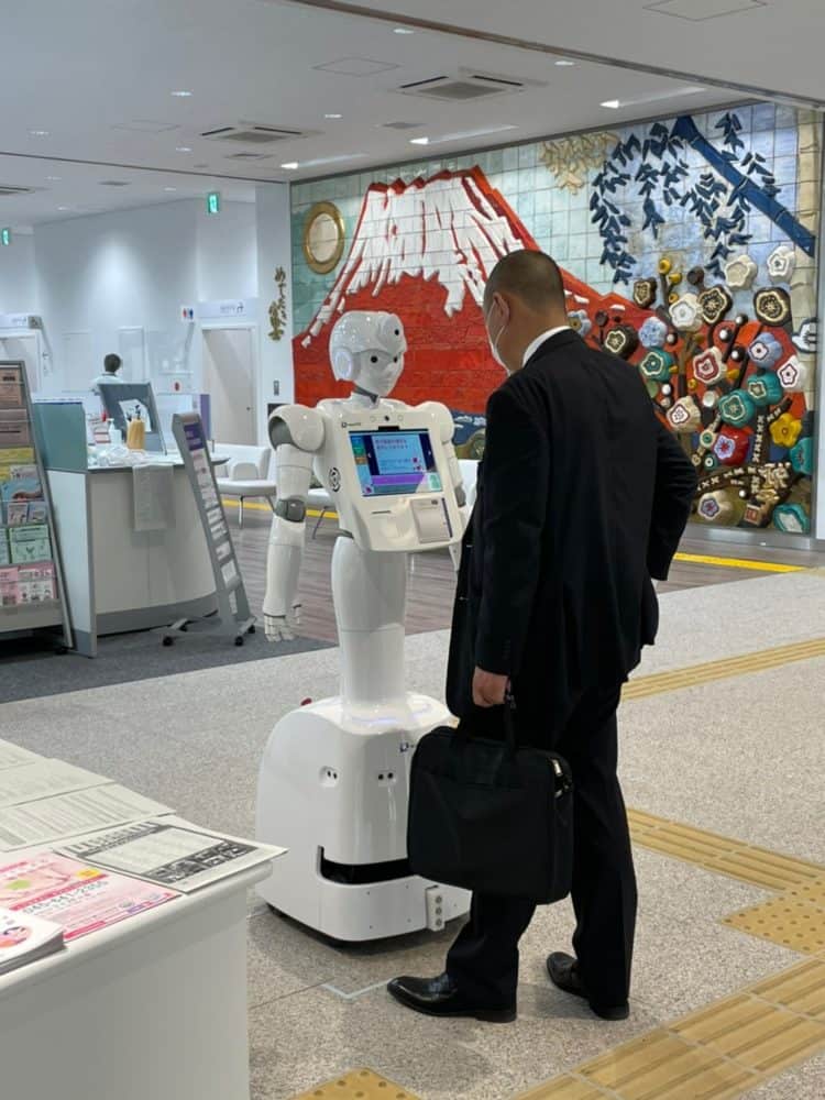 Ayuda於神奈川縣藤澤市政廳提供導覽服務