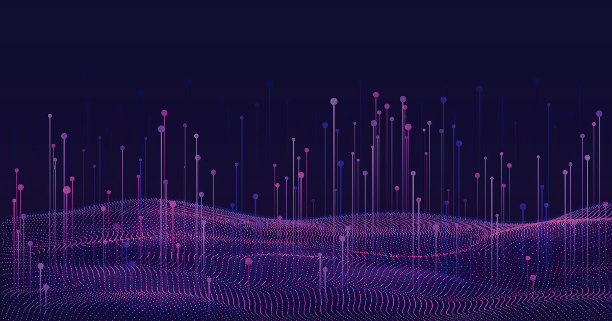 Big Data Visualization. Futuristic Design Of Data Flow. Abstrac