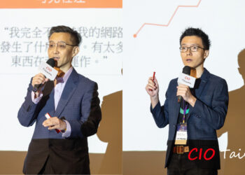 ◤ Cato Networks Sales Director Joseph Ma（左）與 Sales Engineer Lin Huang。