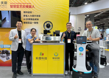 禾煜科技攻AI 緩解人力荒，再次出擊代理「智慧型烹飪機器人」與「食安證認送餐機器人」新產品