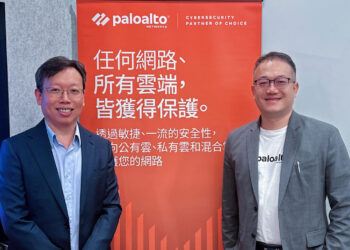 Palo Alto Networks 台灣區總經理 尤惠生 (圖右) Palo Alto Networks台灣技術總監 蕭松瀛 (圖左)