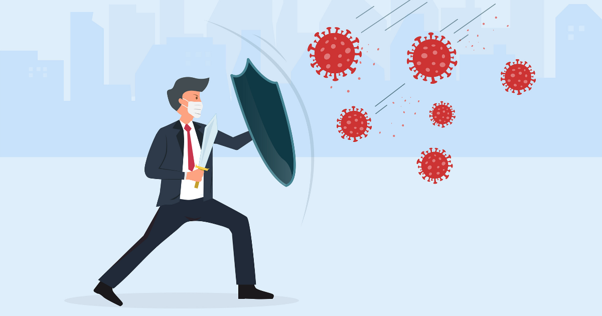 businessman-holding-shield-sword-protect-from-covid-19-virus