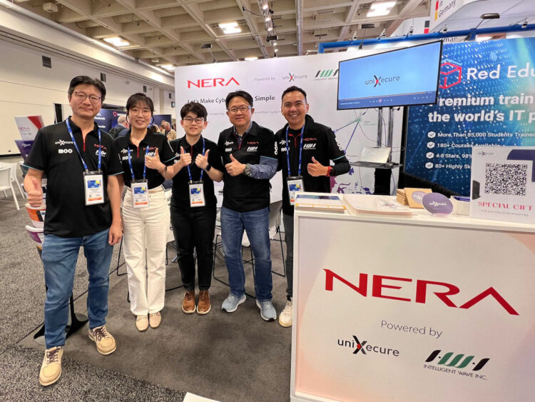 【圖1】智慧資安科技攜手東南亞合作夥伴neratel及日本合作夥伴iwi，參與全球資安盛會rsa Conference 2024。