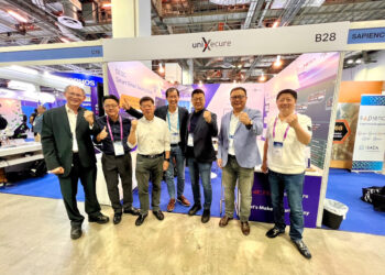 【圖2】智慧資安科技攜手新加坡生態圈夥伴，推廣台灣資安縱深防禦佈局經驗，以利東南亞政府與企業超前部署。