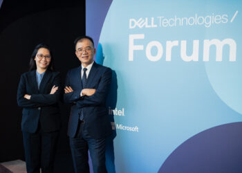 【圖一】左：戴爾科技集團首席人工智慧策略長mei may soo。右：台灣戴爾科技集團總經理廖仁祥