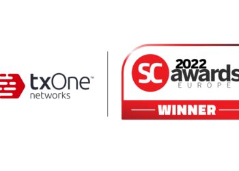 【圖說】txone networks（睿控網安）宣布榮獲sc awards europe 2022雙項大獎，協助企業抵禦資安威脅，保護關鍵基礎架構。