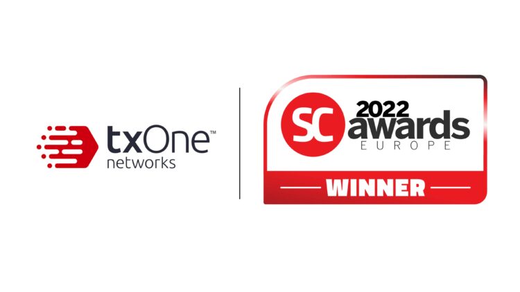 【圖說】txone networks（睿控網安）宣布榮獲sc awards europe 2022雙項大獎，協助企業抵禦資安威脅，保護關鍵基礎架構。