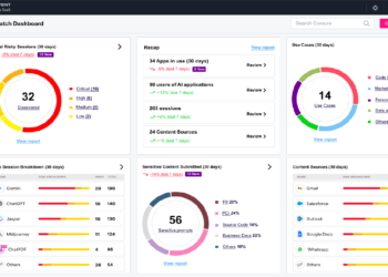【新聞圖片】透過 Check Point 生成式 Ai 安全防護解決方案，可深入掌握端點使用生成式 Ai 工具狀況，查看敏感資料相關資訊，以評估組織風險。