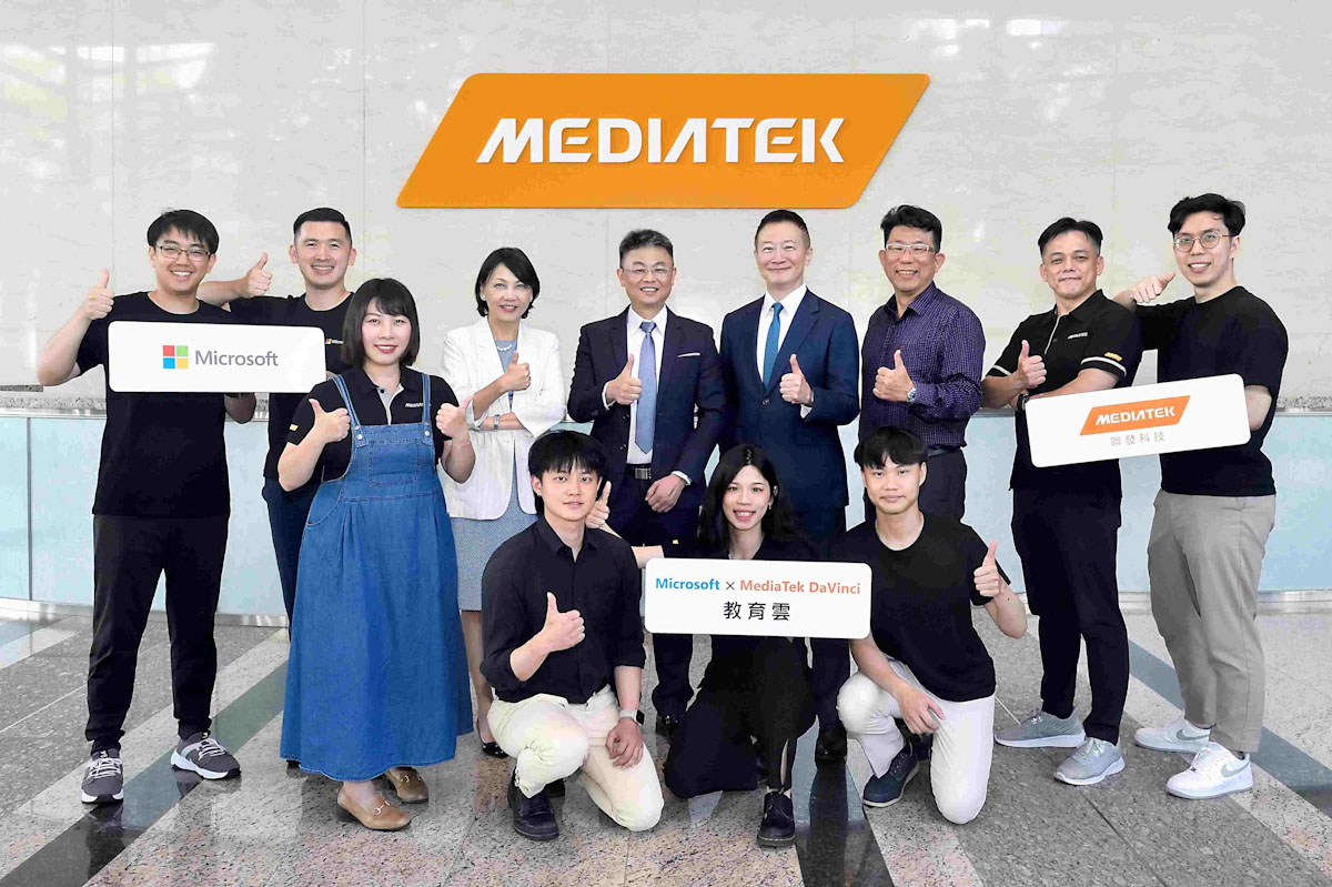 「Microsoft x MediaTek DaVinci 教育雲」計畫預計開放十所台灣大專院校申請，結合聯發科技的生成式 AI 服務平台「聯發科技達哥」（亦稱 MediaTek DaVinci）與微軟 Azure 雲端平台，以開放式平台激發師生創造力，加速生成式 AI 技術扎根台灣教育領域。
