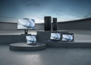 台灣商用桌機、筆電市場，華碩分別以45％及31.3％市佔率，雙雙拿下2024年第二季銷售第一！