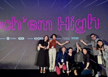 啟雲科技參加 COMPUTEX 2023 開幕當晚在外貿協會舉辦的 “Tech ‘em High” Happy Hour 派對。
