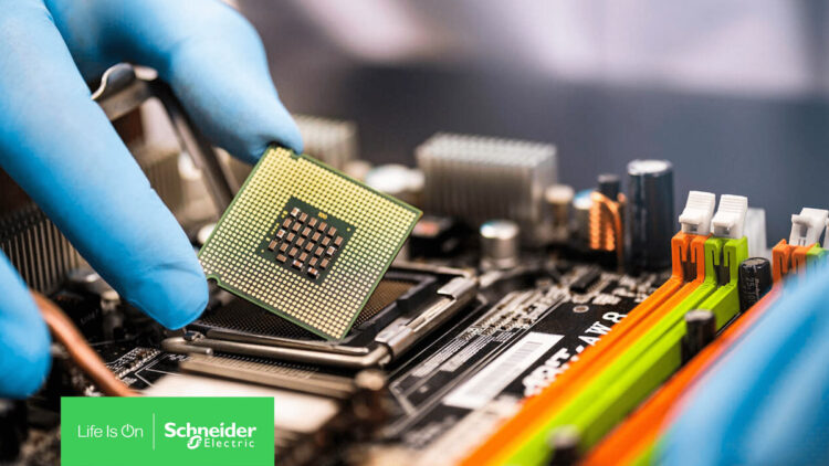 圖1：施耐德電機出席semicon taiwan 2023半導體永續力國際論壇，分享如何利用數位化及電氣化策略，協助台灣半導體產業邁向永續未來