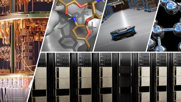 圖 nvidia 量子最佳化元件架構 (qoda) 與量子運算