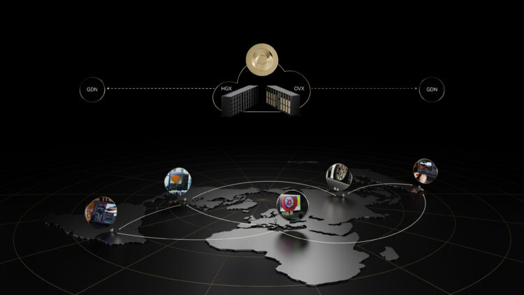 圖一 nvidia 推出用於建立及運行工業元宇宙應用的 omniverse cloud 服務