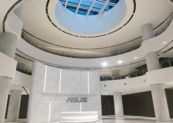 圖說 美國《財富》雜誌公布2022全球最受推崇公司排行榜，華碩七度上榜，圖為華碩立功大樓。