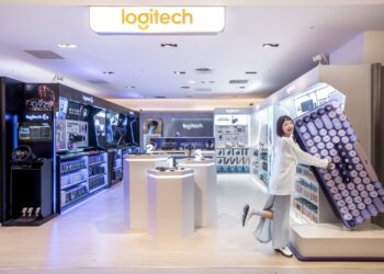 圖說01 logitech進軍全台百貨霸主！logi store 台中新光三越品牌店6月29日盛大開幕